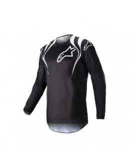 Tricou cross-enduro Alpinestars Fluid Narin 2023 - Negru,Alb