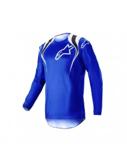 Tricou cross-enduro Alpinestars Fluid Narin 2023 - Negru,alb,Albastru