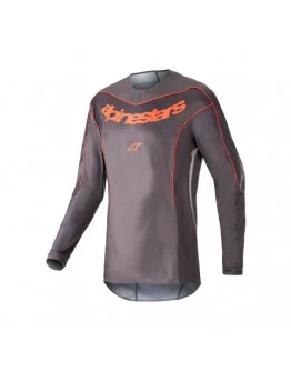Tricou cross-enduro ALPINESTARS FLUID LURV 2023 - Gri,Portocaliu