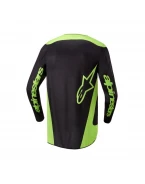Tricou cross-enduro Alpinestars Fluid Lurv - Negru/Galben fluo | 3762024/168