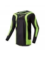 Tricou cross-enduro Alpinestars Fluid Lurv - Negru/Galben fluo | 3762024/168