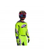 Tricou cross-enduro Alpinestars Supertech Vista 2026 - Galben/Mov/Negru | 3762026/596