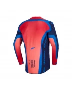 Tricou cross-enduro Alpinestars Supertech Vista 2026 - Albastru/Coral | 3762026/7263