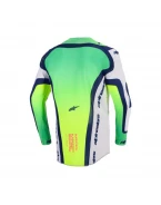 Tricou cross-enduro Alpinestars Supertech Vista 2026 - Gri/Galben fluo/Albastru | 3762026/9570
