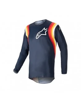 Tricou cross-enduro ALPINESTARS FLUID CORSA 2023 - Albastru,Rosu