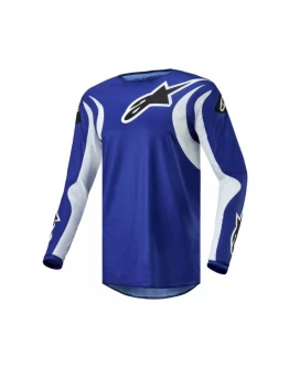Tricou cross-enduro Alpinestars Fluid Lucent - Albastru/Alb