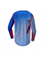 Tricou cross-enduro Alpinestars Fluid Lucent - Albastru/Portocaliu | 3763724/7036