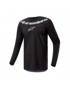 Tricou cross-enduro Alpinestars Fluid Graphite - Negru/Argintiu | 3763824/119