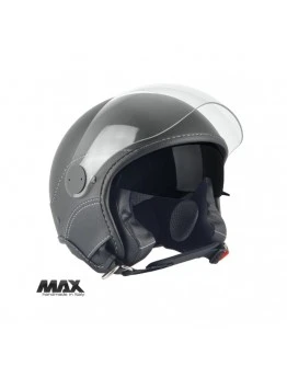 Casca open face (demi-jet) Max Helmets model DJDV06 LS Vision SV (ochelari soare integrati) - Negru mat (00S) - 100% MADE IN ITALY