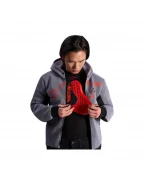 Hanorac de protectie ALPINESTARS CHROME SUPERAIRFLOW - Negru/Gri/Rosu | 4200226/1196