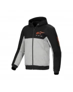 Hanorac moto de oraș ALPINESTARS CHROME V2 SPORT - Negru/Gri/Rosu | 4200325/1473