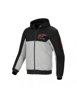 Hanorac moto de oraș ALPINESTARS CHROME V2 SPORT - Negru/Gri/Rosu	