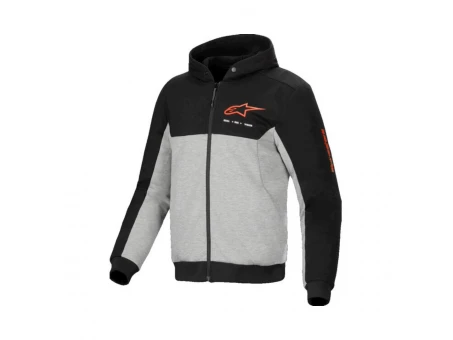 Hanorac moto de oraș ALPINESTARS CHROME V2 SPORT - Negru/Gri/Rosu | 4200325/1473