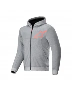 Hanorac moto de oraș ALPINESTARS CHROME V2 SPORT - Gri/Rosu | 4200325/9199