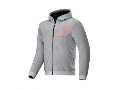 Hanorac moto de oraș ALPINESTARS CHROME V2 SPORT - Gri/Rosu | 4200325/9199