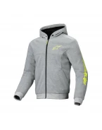 Hanorac moto de oraș ALPINESTARS CHROME V2 SPORT - Gri/Galben fluo | 4200325/9232