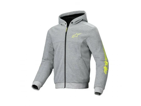 Hanorac moto de oraș ALPINESTARS CHROME V2 SPORT - Gri/Galben fluo | 4200325/9232