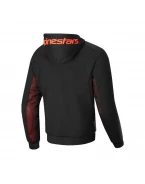 Hanorac moto de vară ALPINESTARS CHROME AIR SPORT - Negru/Rosu fluo | 4200425/1030