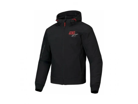 Hanorac de protectie ALPINESTARS MM93 RADIUM TECH - Negru/Rosu | 4200625/1303