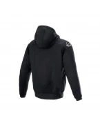 Hanorac de protectie ALPINESTARS CHROME IGNITION - Negru/Rosu fluo