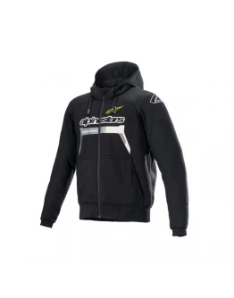 Hanorac de protectie ALPINESTARS CHROME IGNITION - Negru,Galben fluo