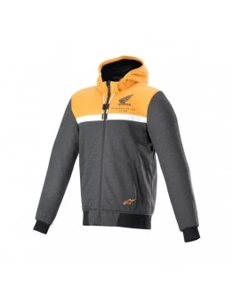 Hanorac de protectie ALPINESTARS HONDA CHROME STREET - Negru,Gri,Portocaliu