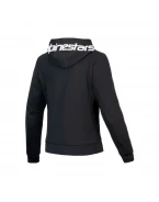 Hanorac moto damă ALPINESTARS STELLA CHROME V2 SPORT - Negru/Alb | 4210225/12