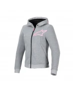 Hanorac moto damă ALPINESTARS STELLA CHROME V2 SPORT - Gri/Roz | 4210225/9197