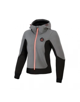 Hanorac de protectie femei ALPINESTARS STELLA RADIUM TECH - Gri/ Negru