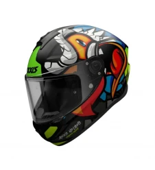 Casca integrala Axxis model Draken S Parrot A1 negru mat Marime XL