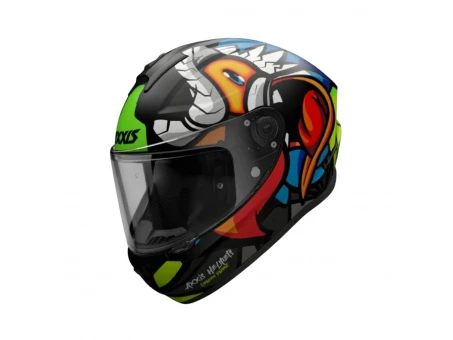 Casca integrala Axxis model Draken S Parrot A1 negru mat