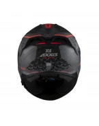 Cască integrală Axxis Hawk Evo SV Dark Justice C1 cu ochelari de soare integrați - Gri mat | 4321C15213