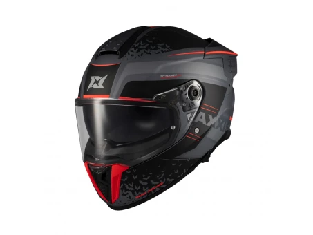 Cască integrală Axxis Hawk Evo SV Dark Justice C1 cu ochelari de soare integrați - Gri mat | 4321C15213