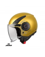 Casca Axxis model Metro S A3 - Galben mat (open face) – omologare noua ECE 22.06