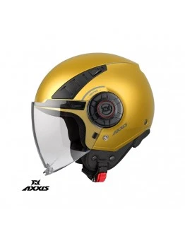 Casca Axxis model Metro S A3 - Galben mat (open face) - omologare noua ECE 22.06