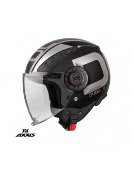 Casca Axxis model Metro S Duo B1 - Negru lucios (open face) - omologare noua ECE 22.06