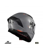Casca integrala Axxis Panther SV A12 gri lucios (ochelari soare integrati) – tip viziera: MT-V-31 – DKS429 | 43570000121