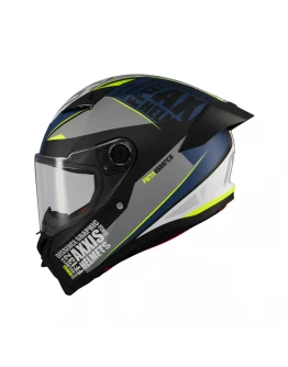 Cască integrală Axxis Fenix Essence C2 MT-V-31B (DKS429) - Gri/Albastru mat