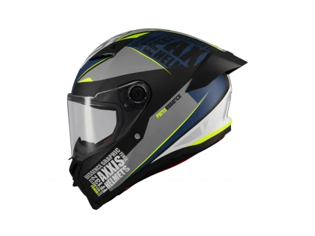 Cască integrală Axxis Fenix Essence C2 MT-V-31B (DKS429) - Gri/Albastru mat | 4364C162236