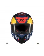 Casca integrala Axxis Fenix Angry Face C5 rosu mat – tip viziera: MT-V-31B – DKS429 | 4364C17253