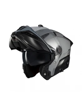 Cască Flip-up Axxis GhostFighter SV Bitone C2 - Negru/Gri