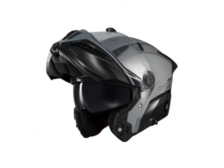 Cască Flip-up Axxis GhostFighter SV Bitone C2 - Negru/Gri | 4365334221