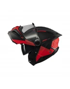 Cască moto modulară Axxis GhostFighter SV Maniac B5 - Negru/Roșu mat | 4365779B52