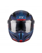 Cască Flip-up Axxis GhostFighter SV Sleek B7 ochelari soare, tip vizieră: MT-V-36 - Albastru mat | 4365C61B720