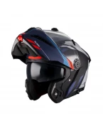 Cască Flip-up Axxis GhostFighter SV Sleek B7 ochelari soare, tip vizieră: MT-V-36 - Albastru mat | 4365C61B720