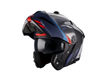 Cască Flip-up Axxis GhostFighter SV Sleek B7 ochelari soare, tip vizieră: MT-V-36 - Albastru mat | 4365C61B720