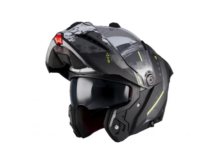 Cască Flip-up Axxis GhostFighter SV D29 B2 ochelari soare, tip vizieră: MT-V-36 - Gri mat | 4365C62B220