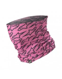 Protectie gat Alpinestars ASTARS Neck Tube  - Negru,Roz