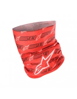 Bandana ALPINESTARS MM93 NECK TUBE - Rosu,Negru,Alb