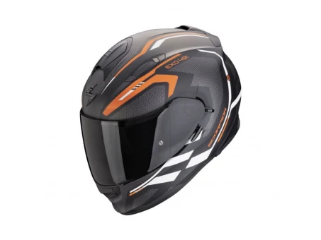 Casca integrala SCORPION EXO-491 KRIPTA -Negru mat/Portocaliu